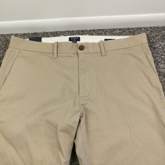 NWT 2022 J Crew Pants Flex Chino Beige Tan Mens 34x34 - Picture 2 of 11